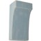 Ekena Millwork 5 1/4"W x 4"D x 10"H Clarksville Wood Vintage Decor Bracket, Driftwood Blue BKTWD05X04X10CVBU - alternate 1